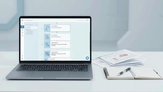 create medical course, training modules, workbooks, nclex guides and elearning