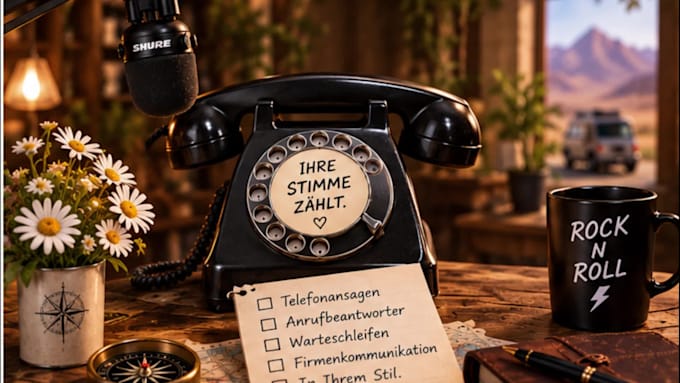 offer professional voice over in german language