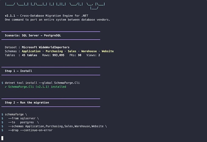migrate your sql server database to postgresql with zero data loss