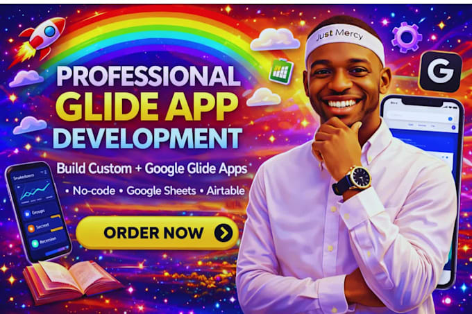 build a professional glide app for business dashboard, booking, and automation