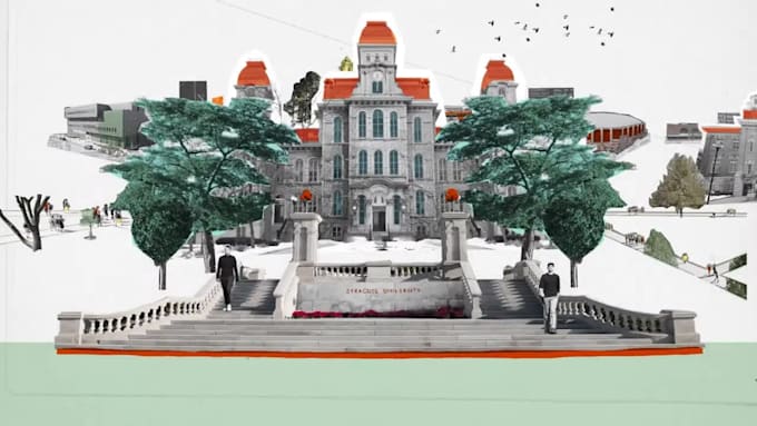 create distinctive collage animation for explainer video