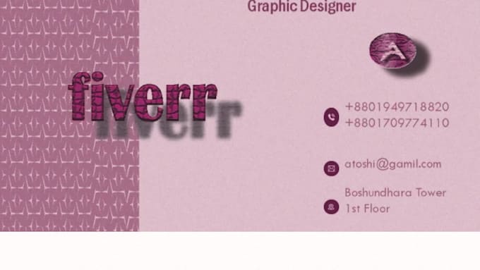 design exclusive and minimalist business card