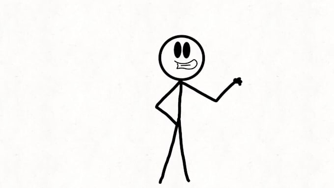 create stickman animation explainer video for business and youtube