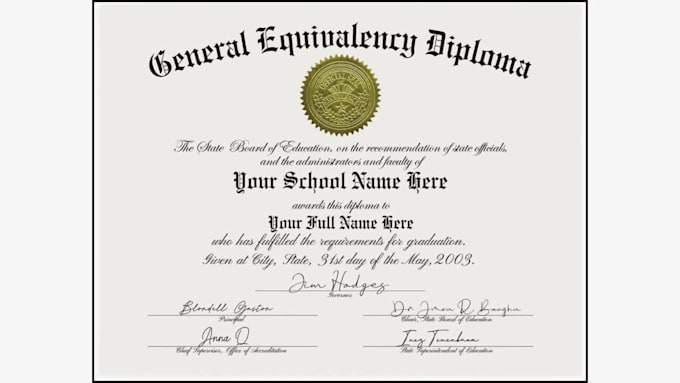 design college diploma certificate, high school diploma, ged university degree