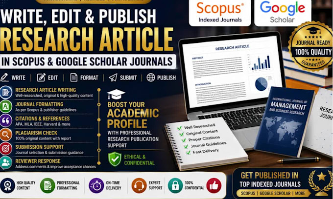 backdate, write, publish research article in scopus journal google scholar