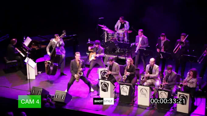 professionally edit your multicam live concert video
