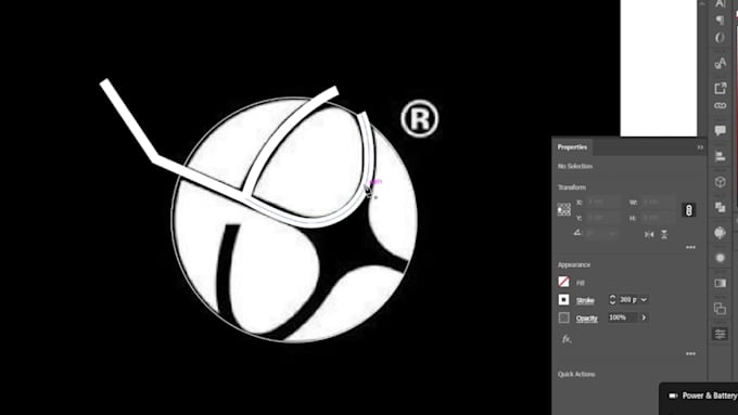 manually vectorize and redesign your logo