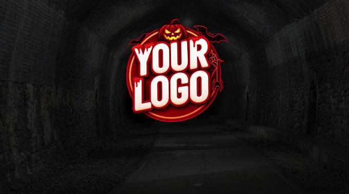 create this halloween video with your logo and text