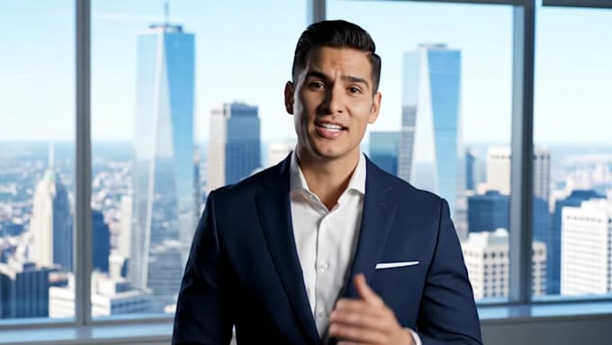 create a professional talking ai avatar spokeperson video