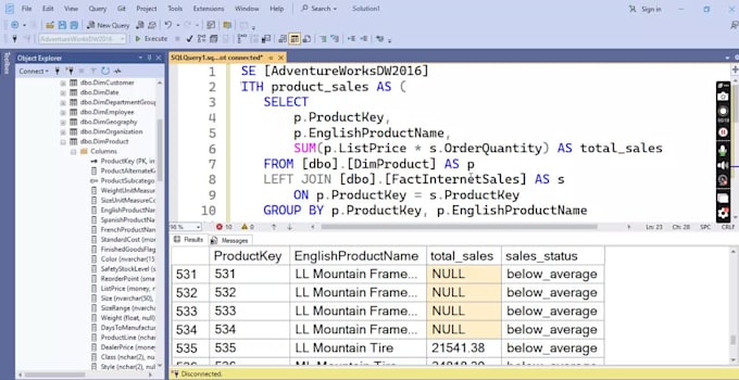 deliver sql solutions for business insights