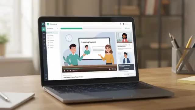 do online course video editing, elearning video production canva editing for lms
