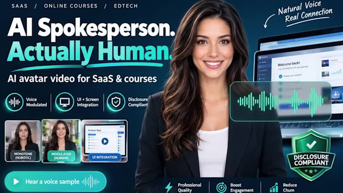 create a dynamic ai avatar spokesperson video for your saas