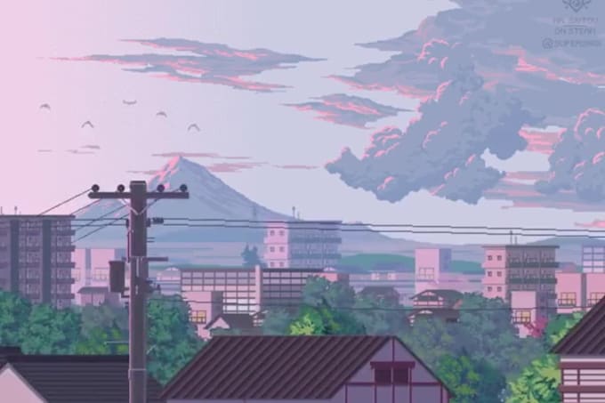 design pixel art character pixel art background environment  pixel art animation