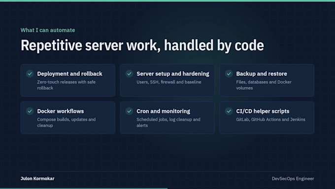 write secure bash scripts for linux automation and deployment
