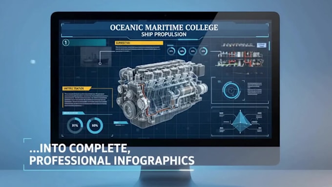 design professional educational and technical infographics