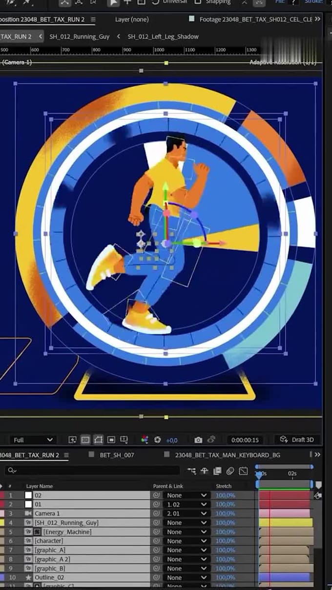 create interactive rive animation lottie character for web, app and game assets