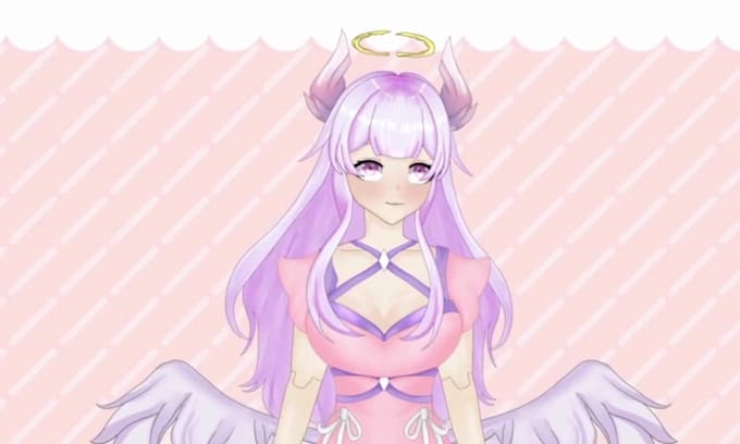 design and rig live2d vtuber model vtuber character vtuber rigging for streaming