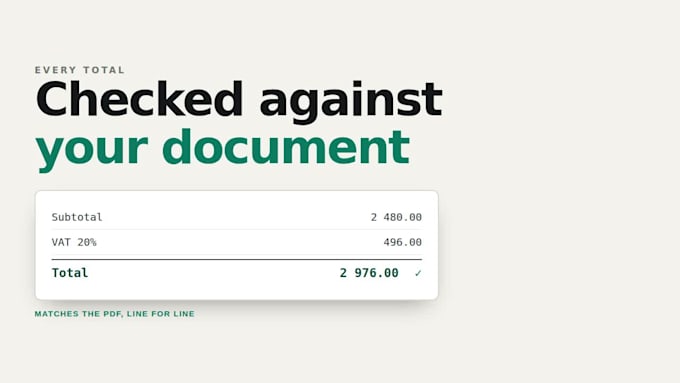convert PDF to excel, invoices, bank statements and tables