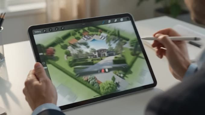 draw site plan, property map, plat map, and landscape design