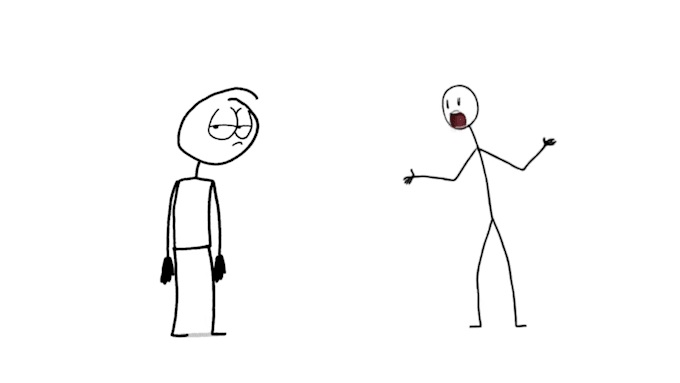 make hand drawn 2d stickman explainer animation