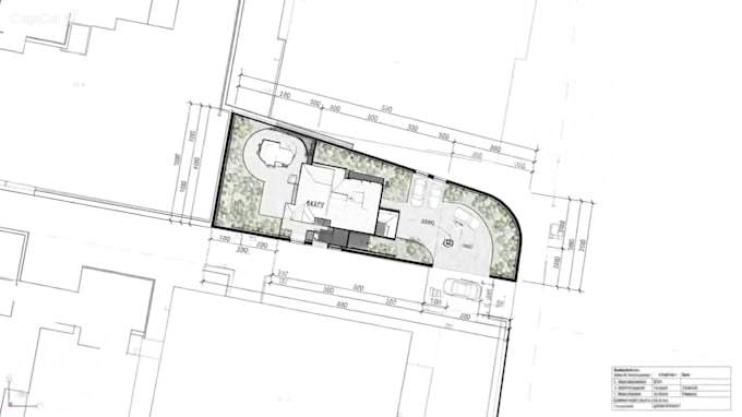 draw a 2d site plan or plot plan in autocad
