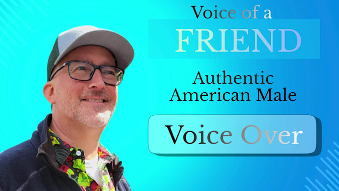 be your charismatic american male voice artist