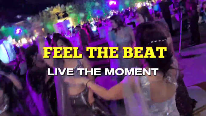 professionally edit your event, party,wedding or dance video