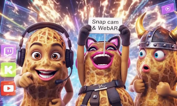 create custom 3d ar vtuber filter for snap camera for lens studio face tracking