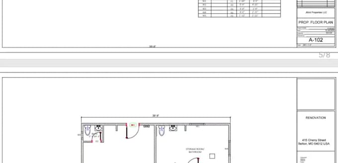 city permit blueprints architect for floor plan, adu, garage, deck, patio, shed