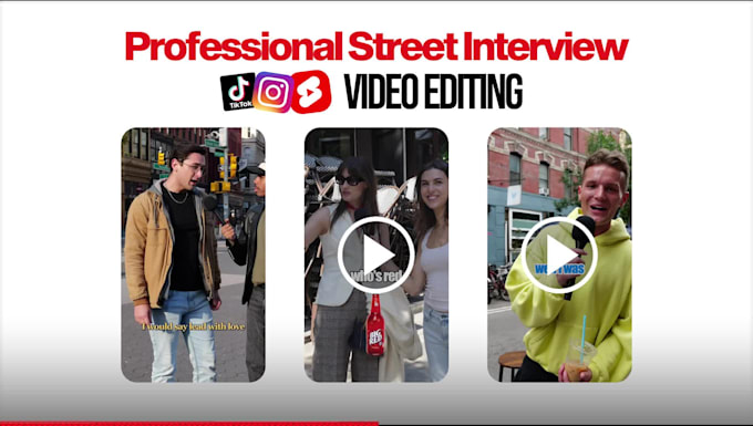 edit engaging street interviews that go viral