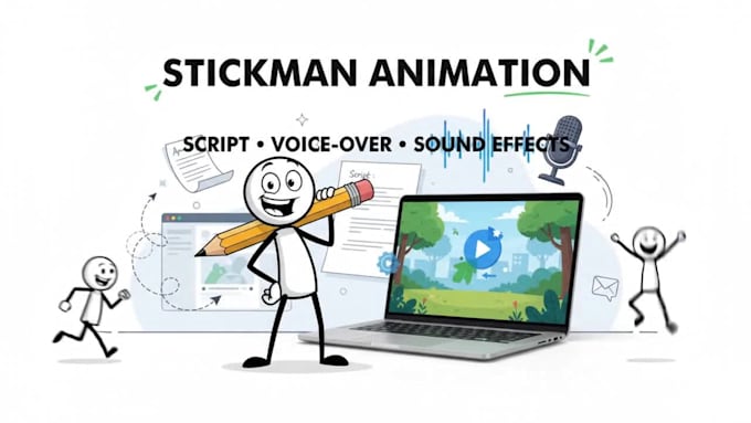 create stickman animation videos for youtube
