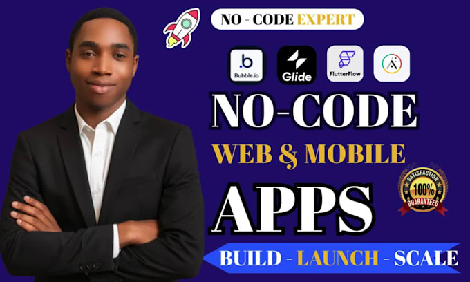 build your mvp with bubble io, flutterflow, adalo, or glide