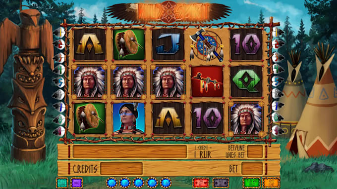 design stunning slots game UI graphics and animation, icon