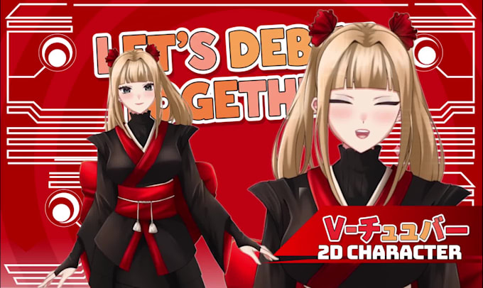 professionally design your avatar and live2d rigging