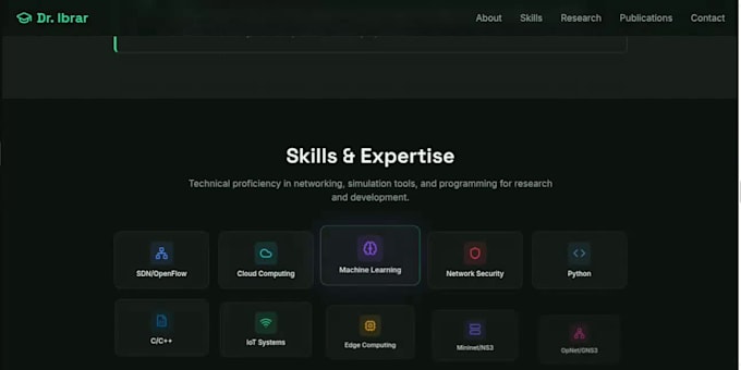 develop and deploy responsive portfolio website