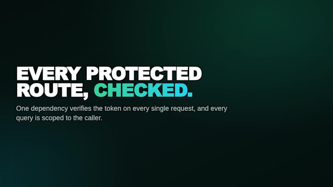 build a fast and secure fastapi backend for your web or mobile app