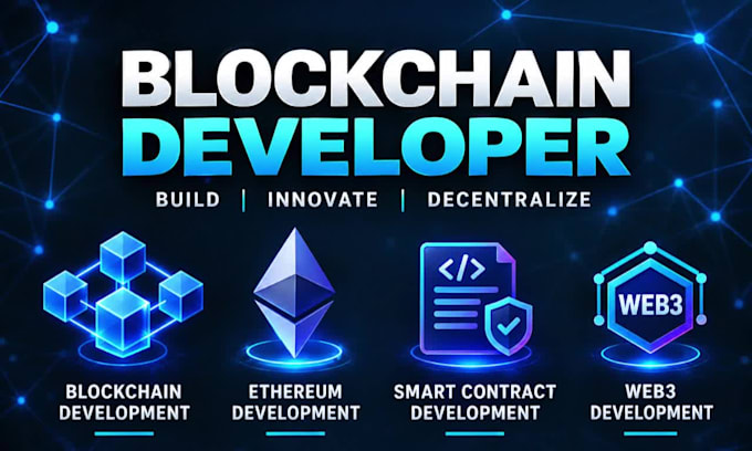 develop blockchain web3 dapp smart contract and crypto token