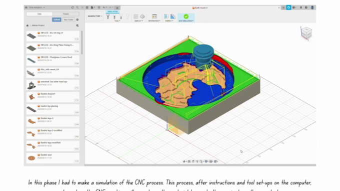 do cnc programming, cad cam design, toolpath and g code using fusion 360