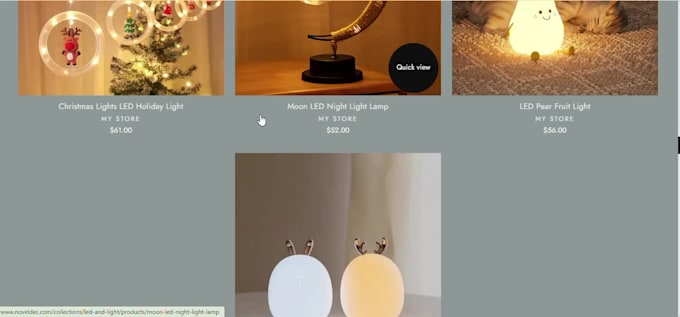 design a luxury shopify home decor dropshipping store