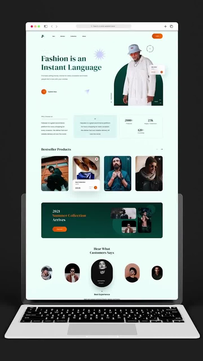 create a custom website