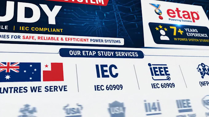 perform power system study using etap software