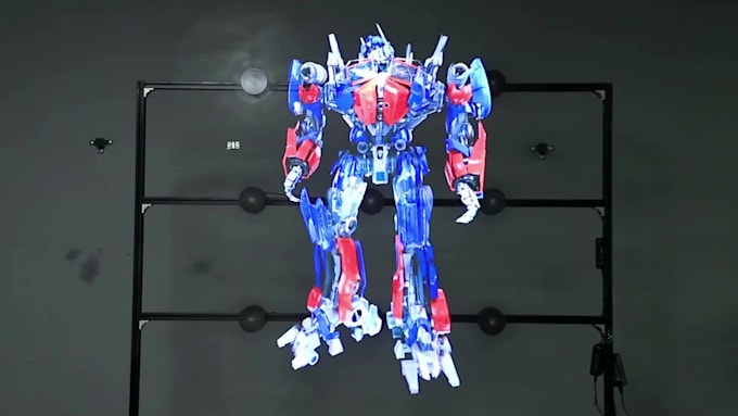create stunning 3d animation for led hologram fan display