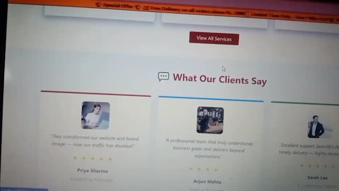 design or redesign a modern landing page