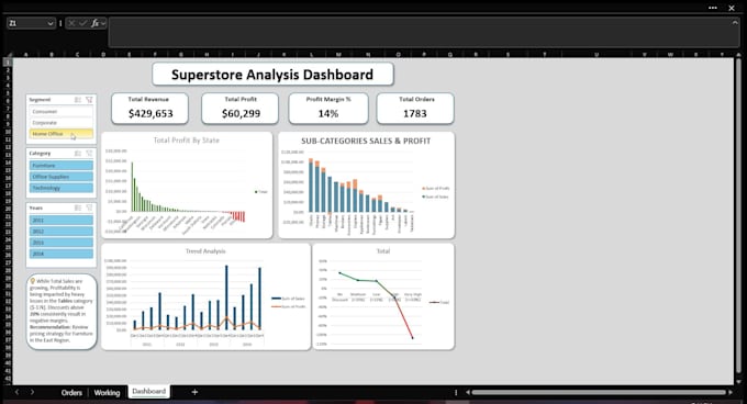 build an interactive excel dashboard
