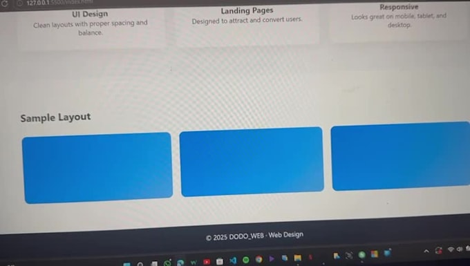 Design a responsive landing page by Dodo_web | Fiverr