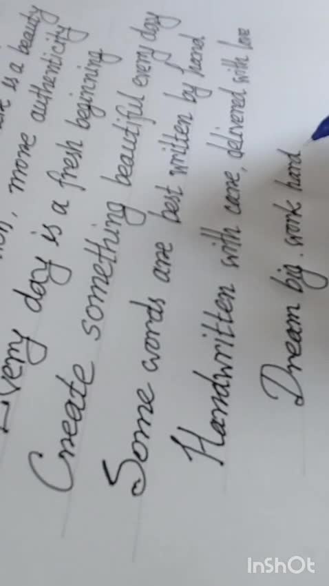 handwrite in plain or cursive handwriting style and mail
