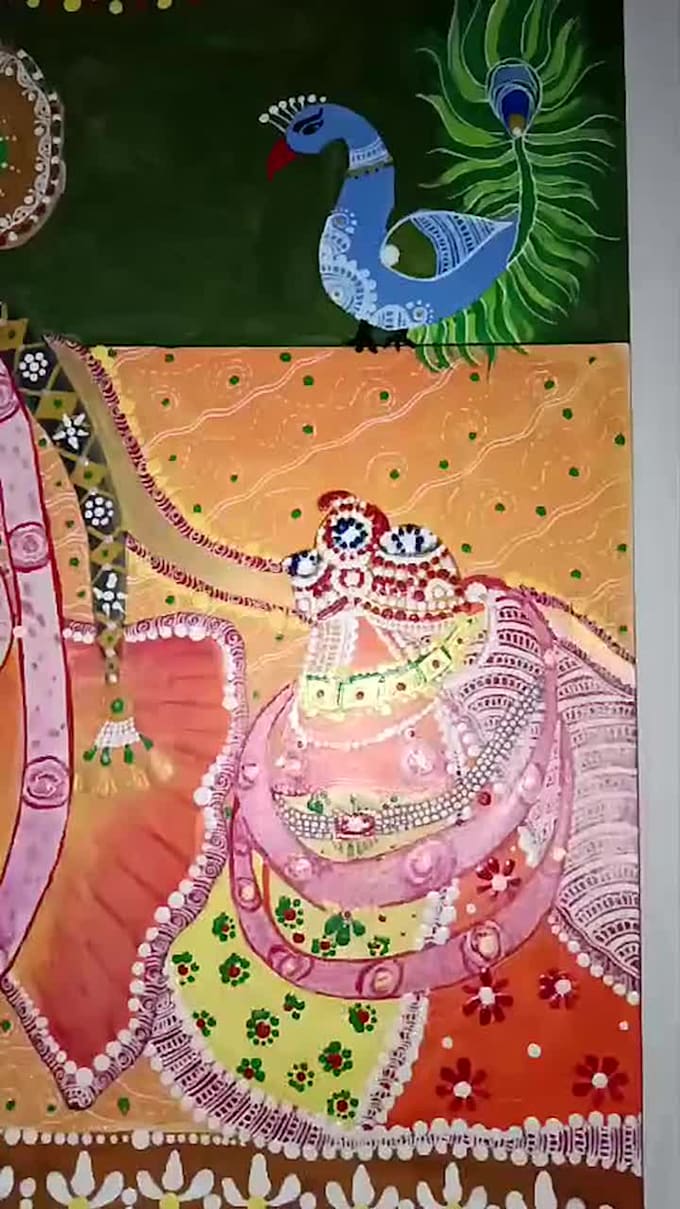 create handmade pencil sketches and art crafts