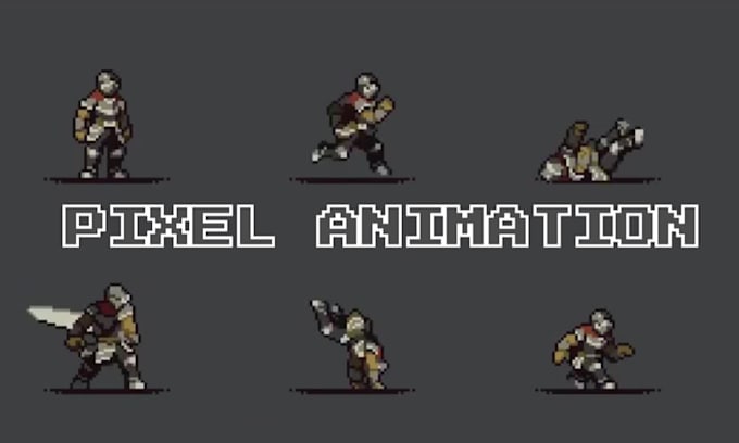 do pixel art animation pixel art sprite sheet pixel animation character design