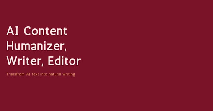 humanize ai generated content