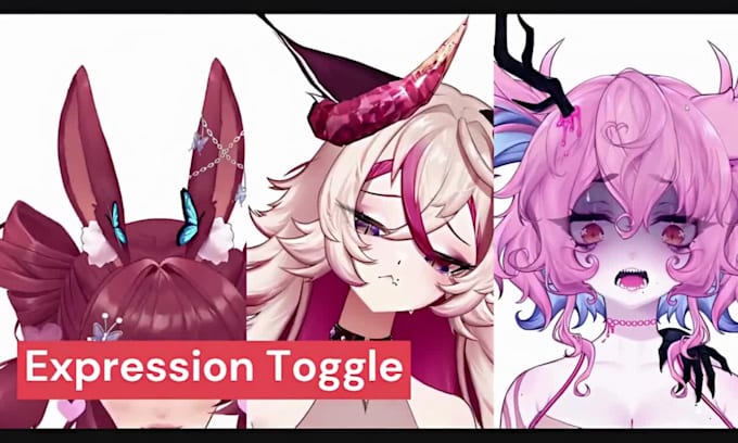 design and rig custom live2d vtuber models vtuber rigging and 3d vtuber avatars